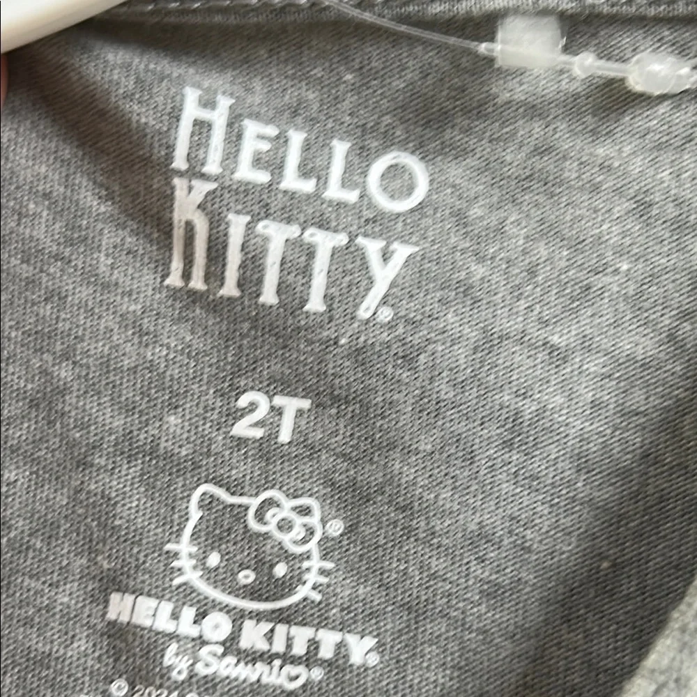 NWT! Hello Kitty Gray & Sparkly Black Tutu Halloween Witch Holiday Dress 2T